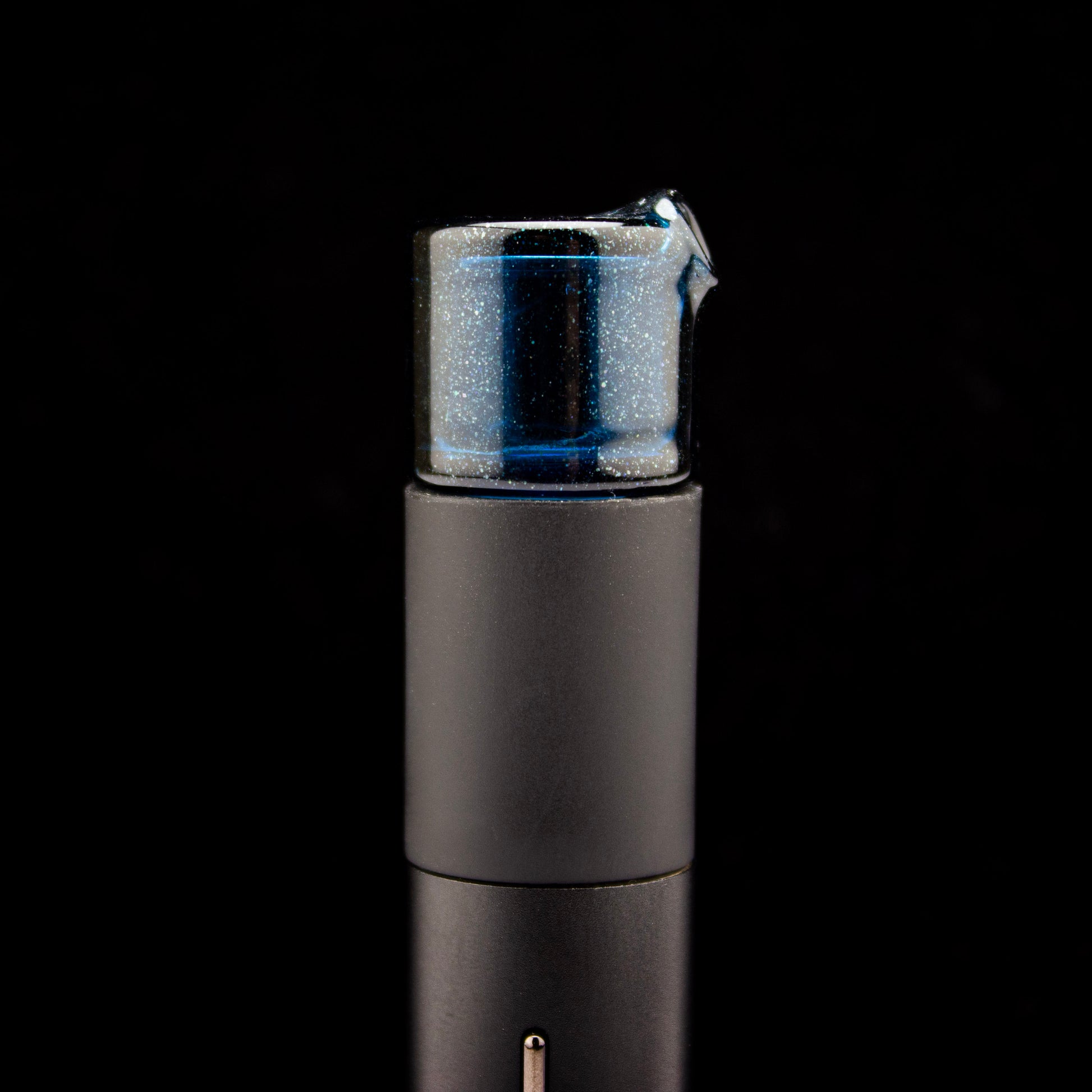 Sandalz Glass Blue Stardust Pivot Spinner Tip #SAN76 - Planet Caravan