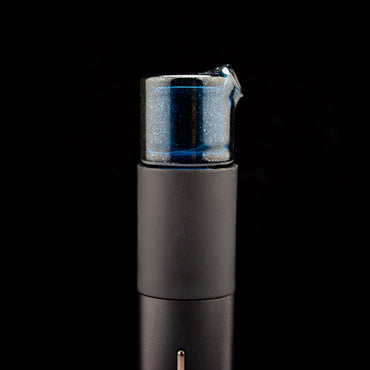 Sandalz Glass Blue Stardust Pivot Spinner Tip #SAN76 - Planet Caravan