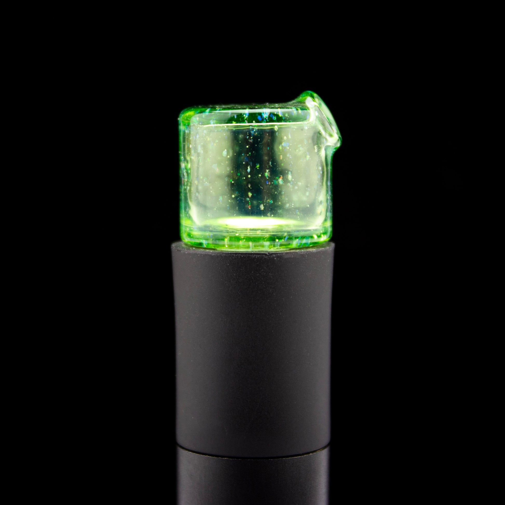 Sandalz Glass Plantphibian Crushed Opal Pivot Spinner Tip #SAN90 - Planet Caravan