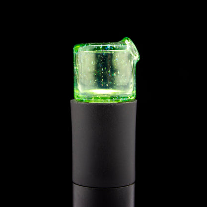 Sandalz Glass Plantphibian Crushed Opal Pivot Spinner Tip #SAN90 - Planet Caravan