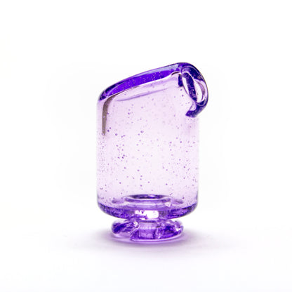Kizmit Glass Purple Lollipop Pivot Spinner Tip & Pearls #KZM65 - Planet Caravan