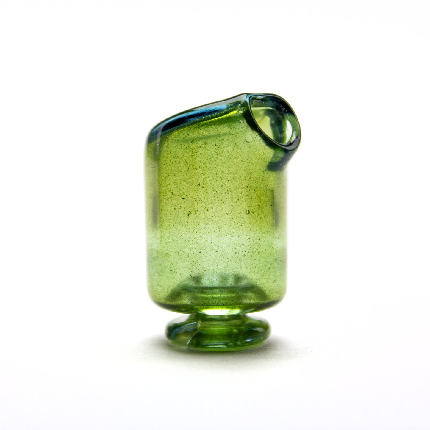 Kizmit Glass Raindrop over Jackpot Pivot Spinner Tip & Pearls #KZM66 - Planet Caravan