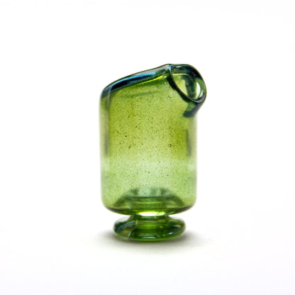 Kizmit Glass Raindrop over Jackpot Pivot Spinner Tip & Pearls #KZM66 - Planet Caravan