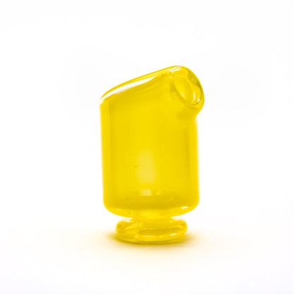 Kizmit Glass Yellow Crayon Pivot Spinner Tip & Pearls #KZM67 - Planet Caravan