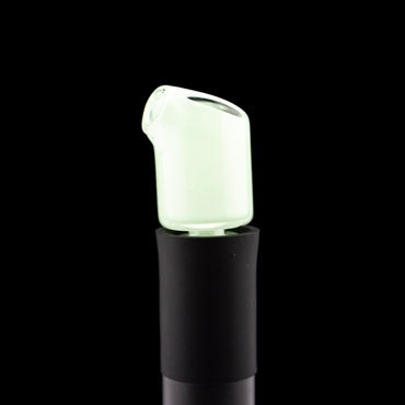 Kizmit Glass Ghosted Mints Pivot Spinner Tip & Pearls #KZM60 - Planet Caravan