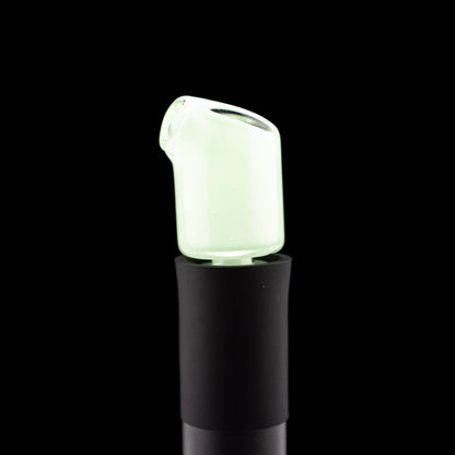 Kizmit Glass Ghosted Mints Pivot Spinner Tip & Pearls #KZM60 - Planet Caravan