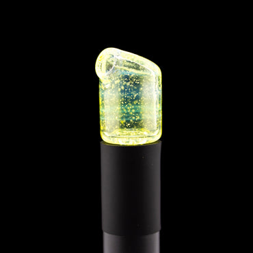 Kizmit Glass Opal Citreon (UV) Pivot Spinner Tip & Pearls #KZM63 - Planet Caravan