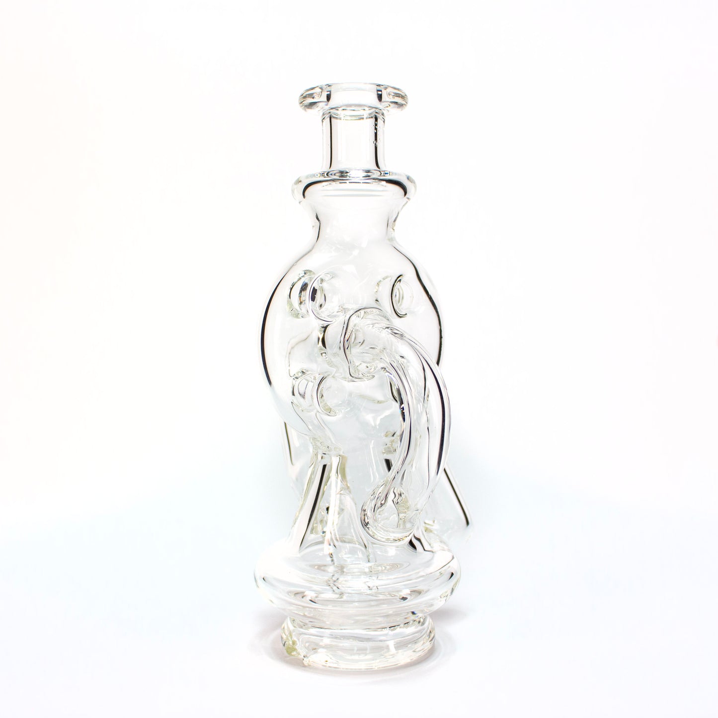 Uzzi Glass Clear Swiss Recycler Peak Top #UZI13 - Planet Caravan