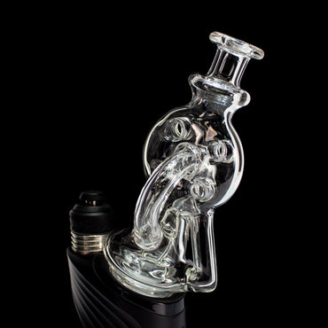 Uzzi Glass Clear Swiss Recycler Peak Top #UZI13 - Planet Caravan
