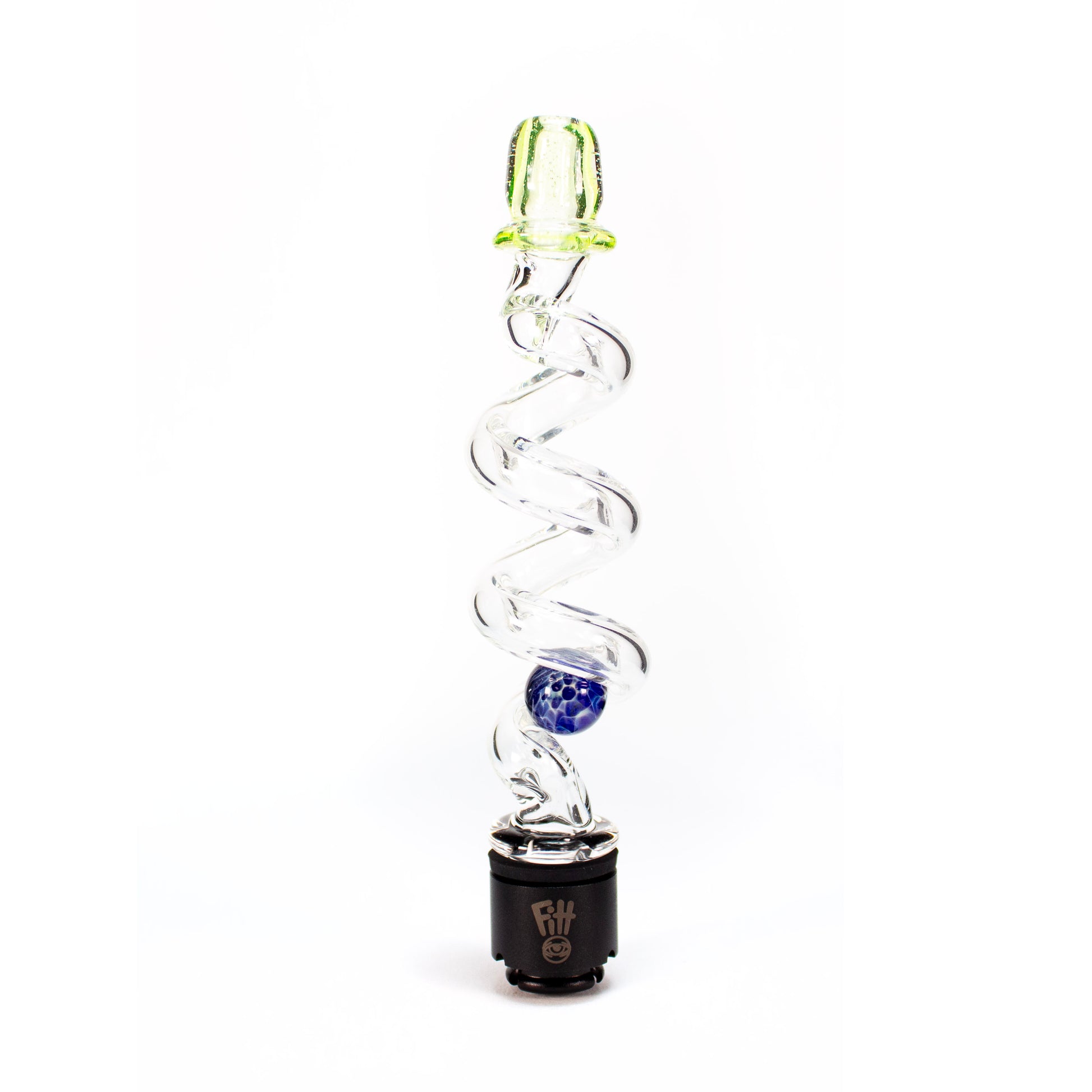 Sno Glass Opal Marble Coil Pivot Tip #SNO07 - Planet Caravan