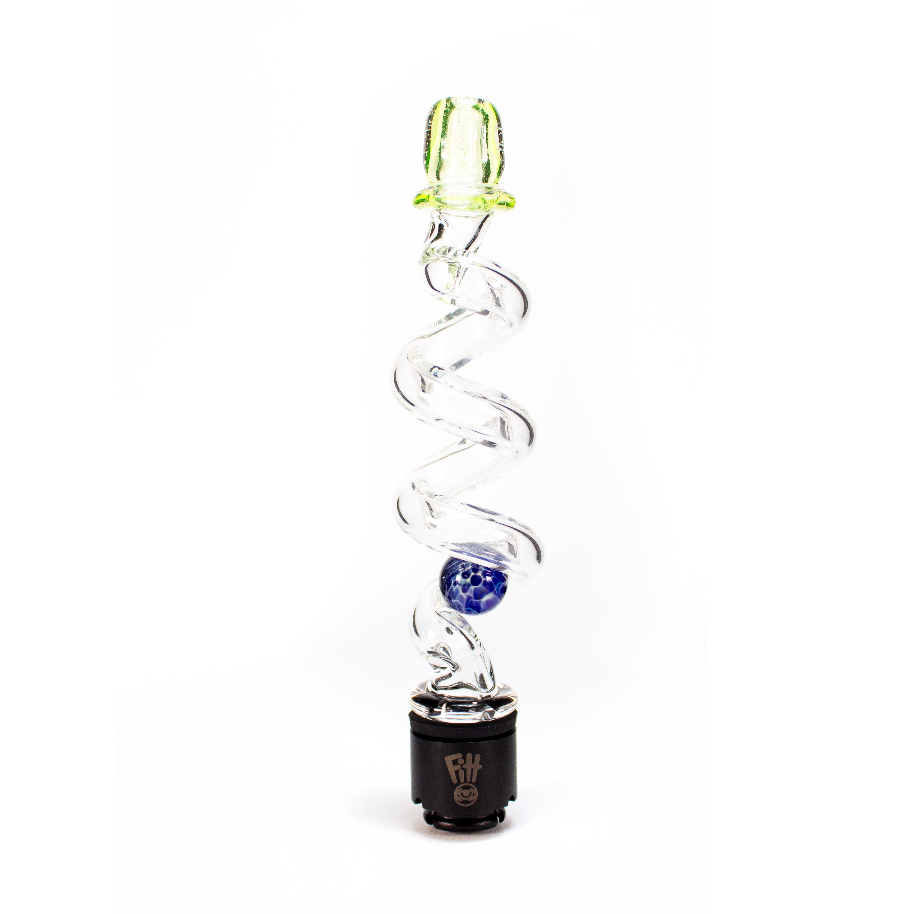 Sno Glass Opal Marble Coil Pivot Tip #SNO07 - Planet Caravan