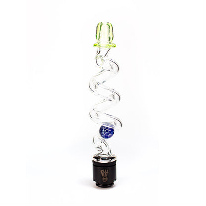 Sno Glass Opal Marble Coil Pivot Tip #SNO07 - Planet Caravan