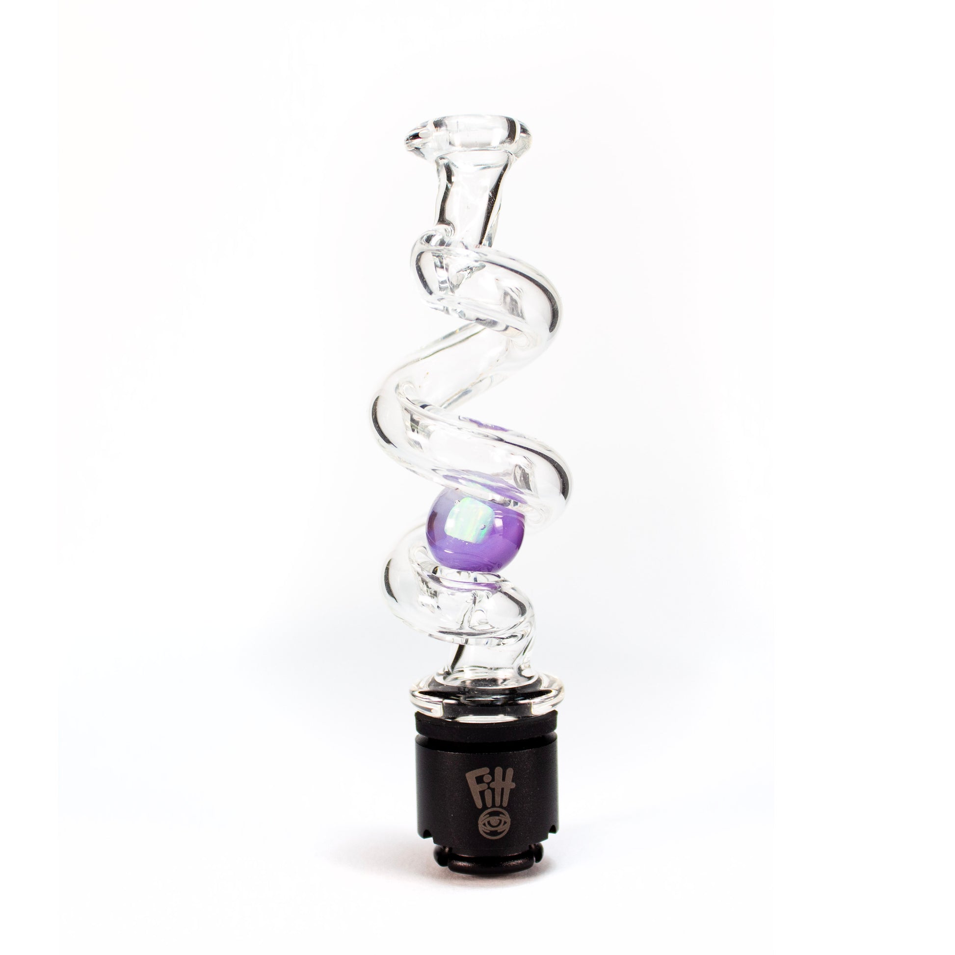 Sno Glass Opal Marble Coil Pivot Tip #SNO08 - Planet Caravan