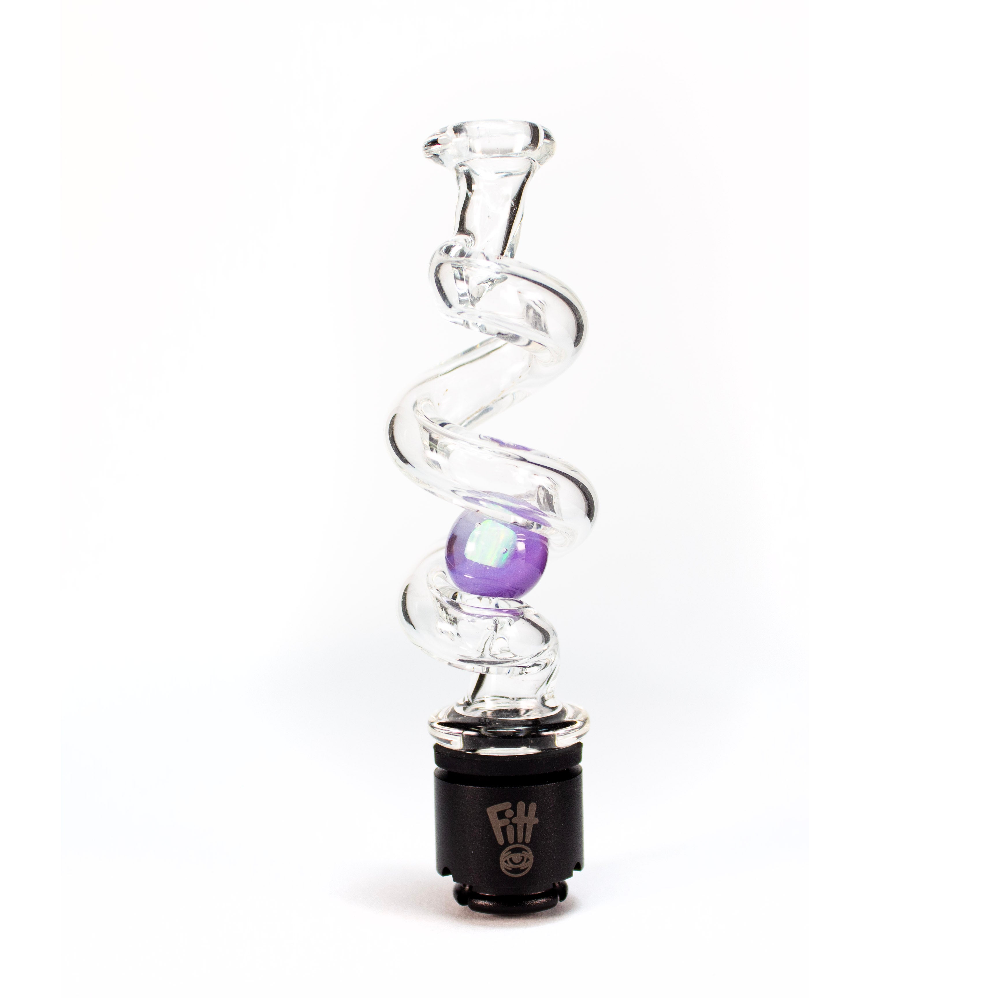 Sno Glass Opal Marble Coil Pivot Tip #SNO08 - Planet Caravan