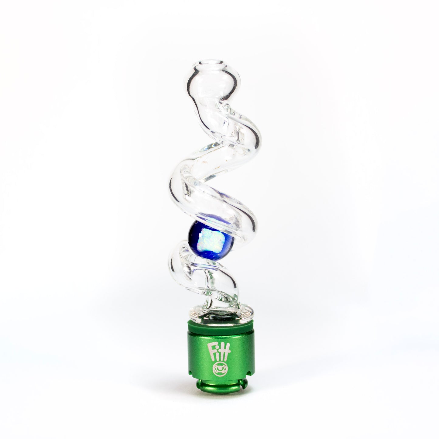 Sno Glass Opal Marble Coil Pivot Tip #SNO09 - Planet Caravan