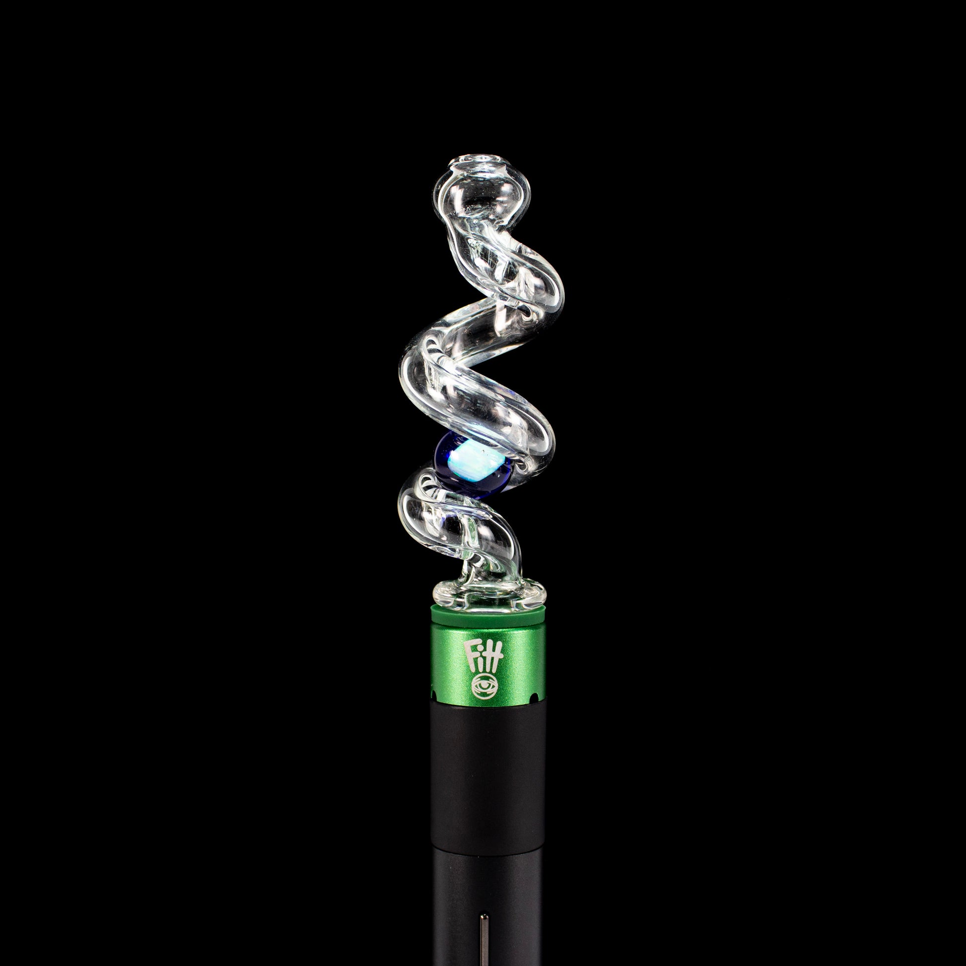 Sno Glass Opal Marble Coil Pivot Tip #SNO09 - Planet Caravan