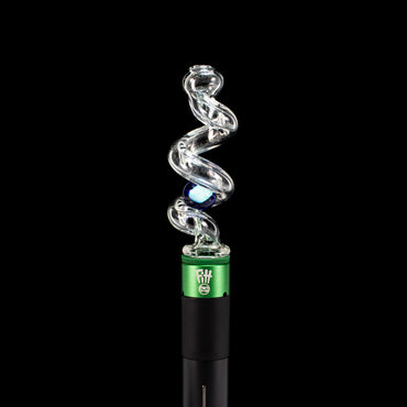 Sno Glass Opal Marble Coil Pivot Tip #SNO09 - Planet Caravan