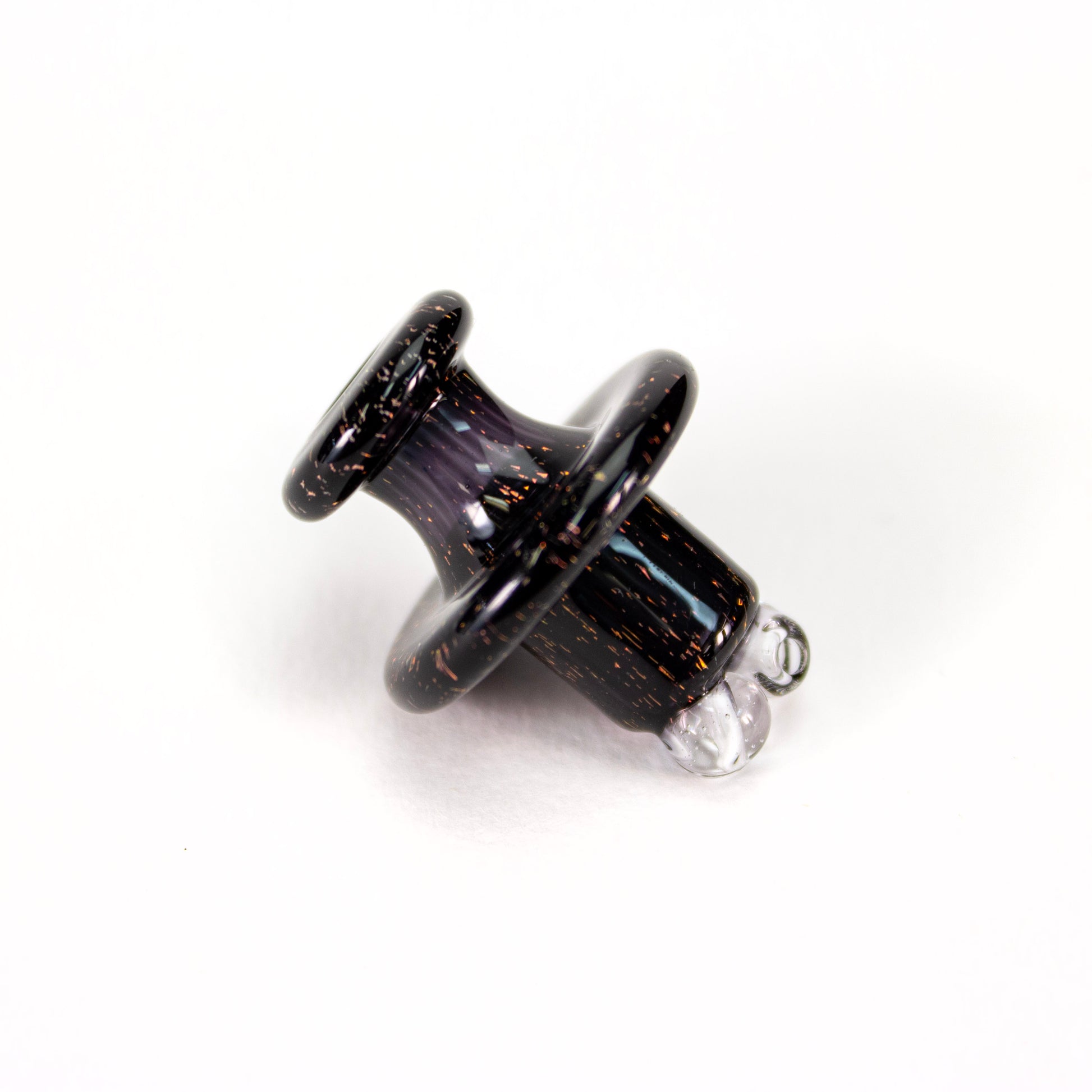 Sandalz Glass Black with Gold Dichro 3DXL Spinner Cap #SAN102 - Planet Caravan