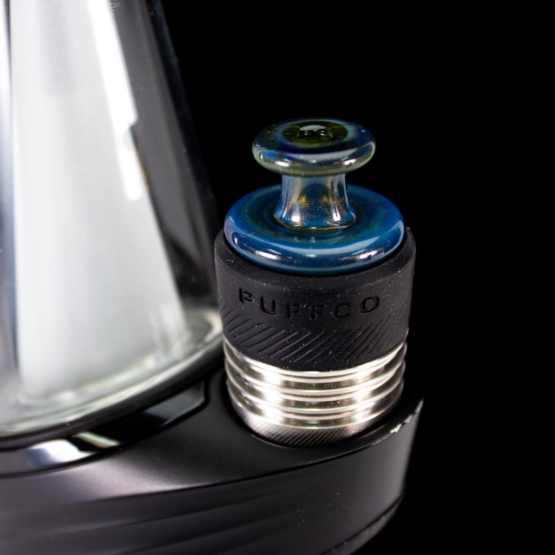 Sandalz Glass Mystery Aventurine 3DXL Spinner Cap #SAN097 - Planet Caravan