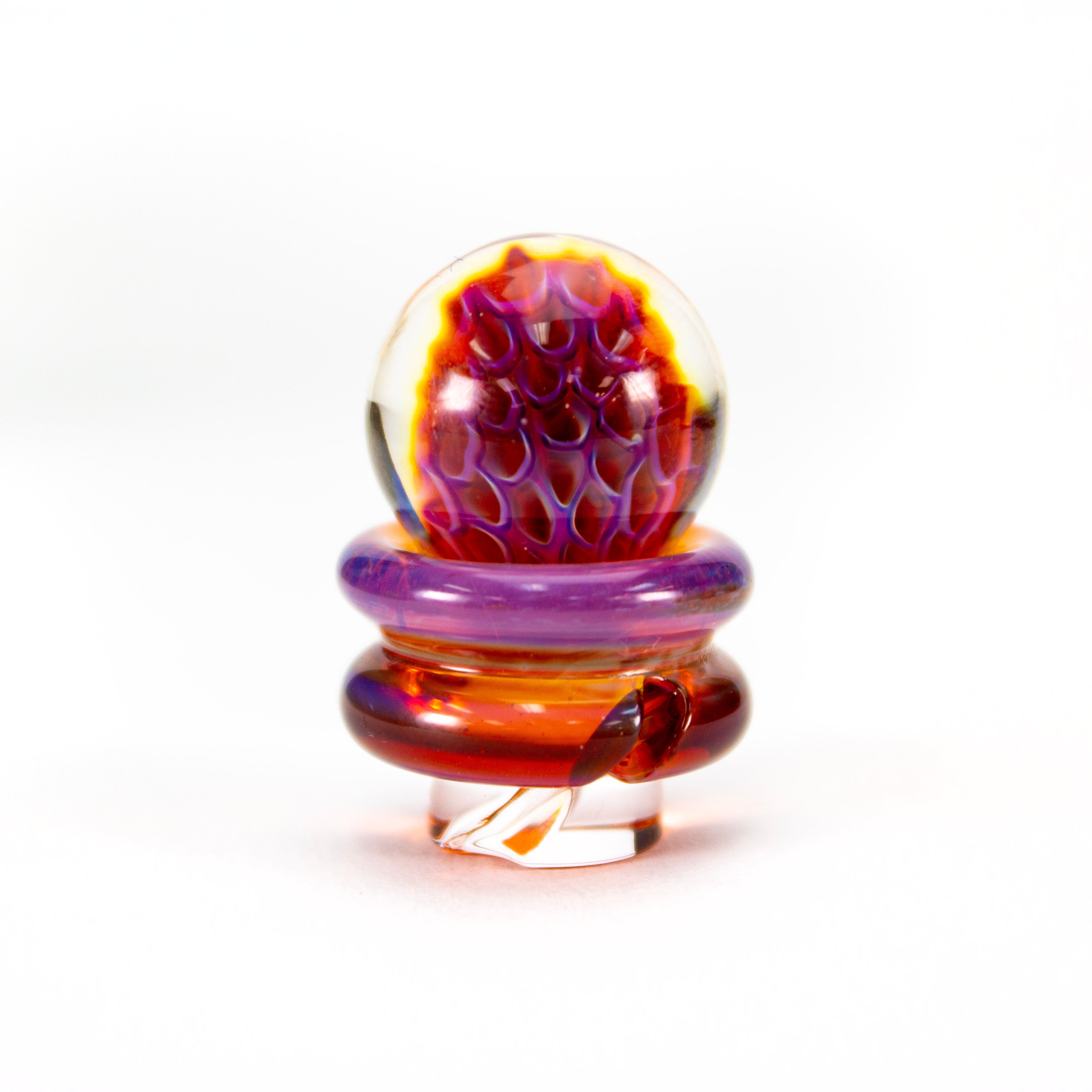 One Trick Pony Amber Purple Honeycomb Proxy Rockulus #OTP671 - Planet Caravan