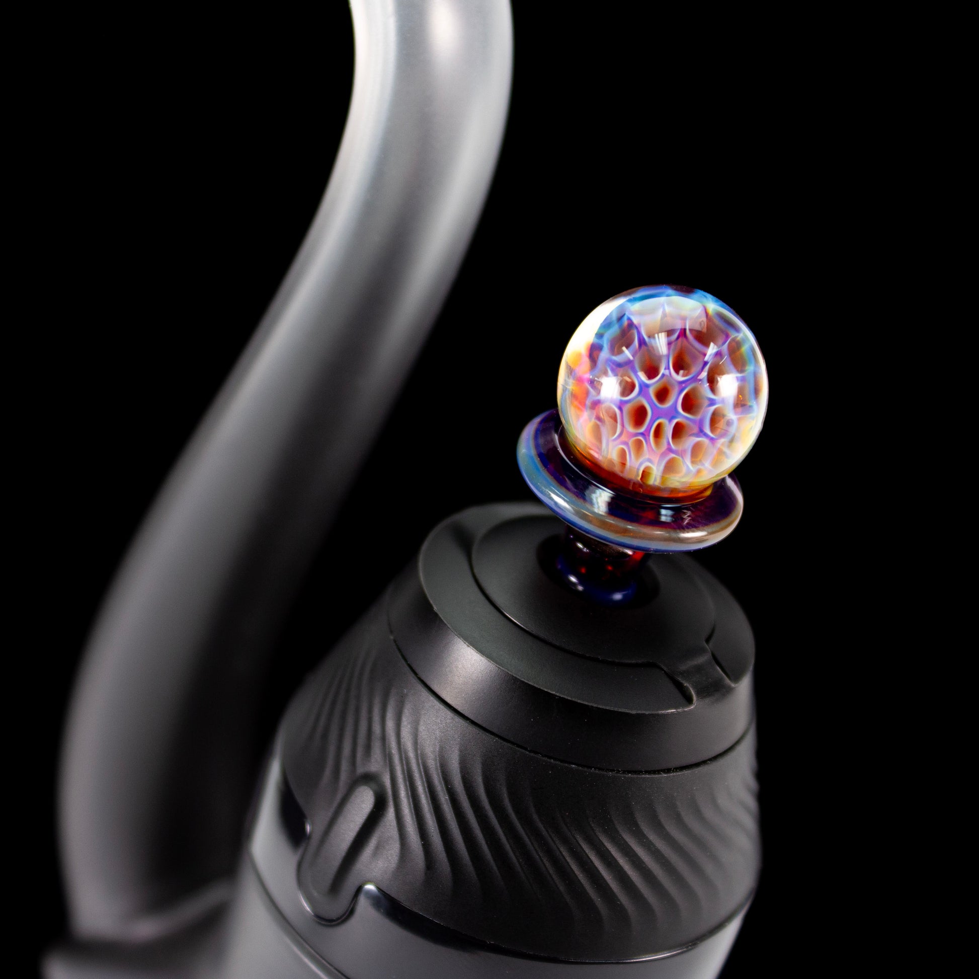 One Trick Pony Double Amber Purple Proxy/V2 Honeycomb Joystick #OTP663 - Planet Caravan