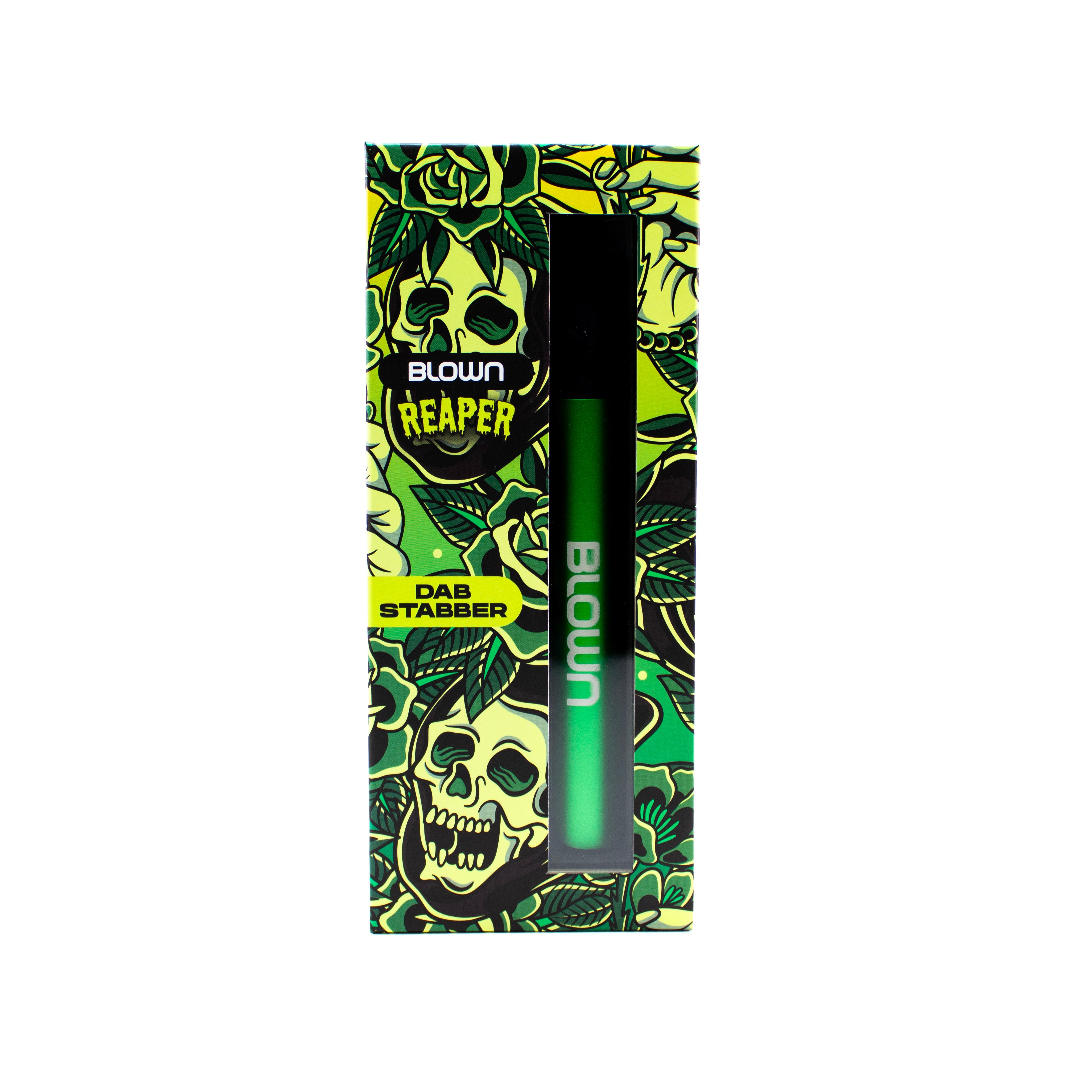 Blown Glass Reaper Dab Stabber Hot Knife & IR Reader - Planet Caravan