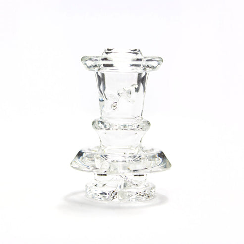 Twisted Boro Glass Twisted Boro - Clear Proxy Core Tip TWB14 Heady Proxy Attachments | Planet Caravan