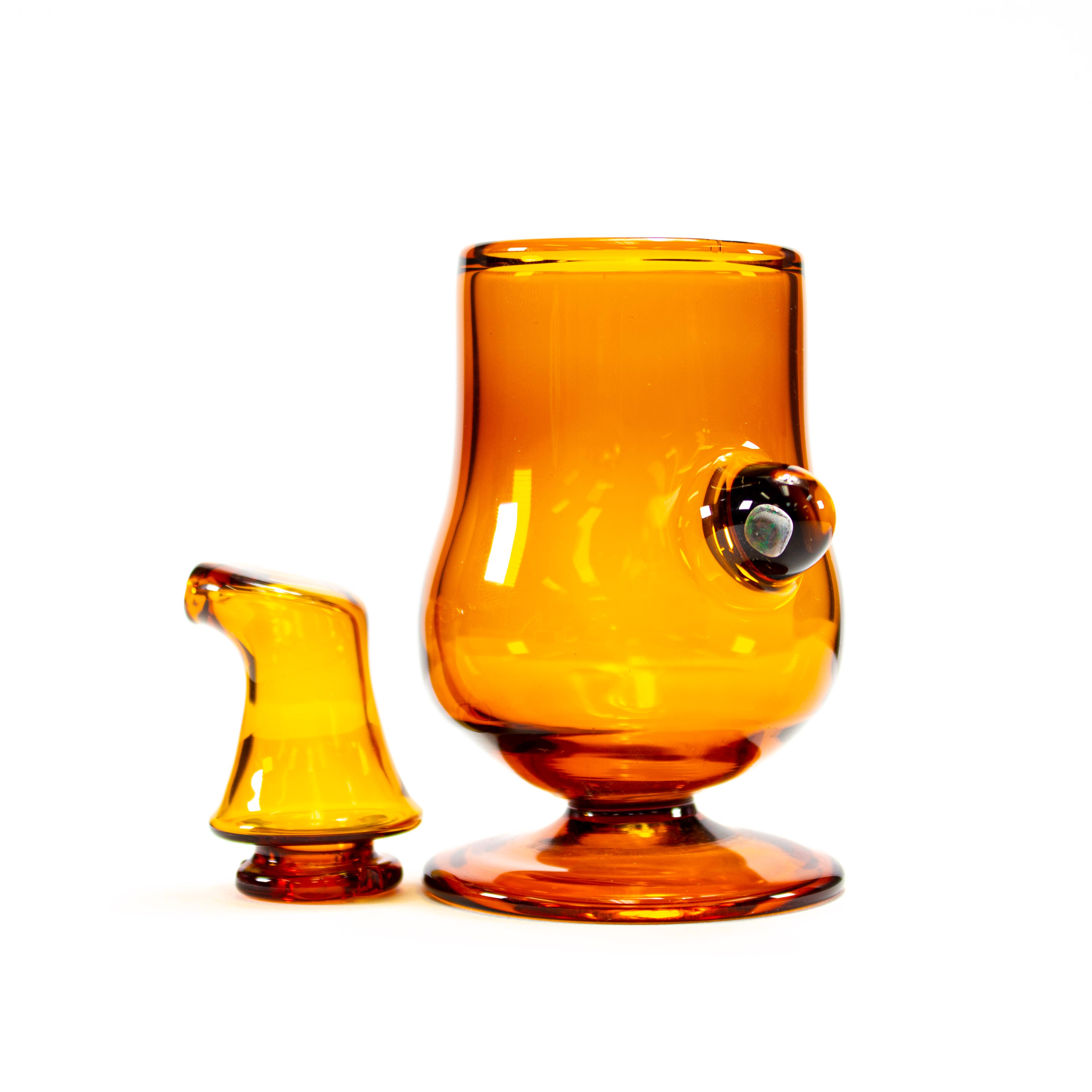 Eternal Flameworks Amber Proxy Core Goblet Set #ETF01 - Planet Caravan