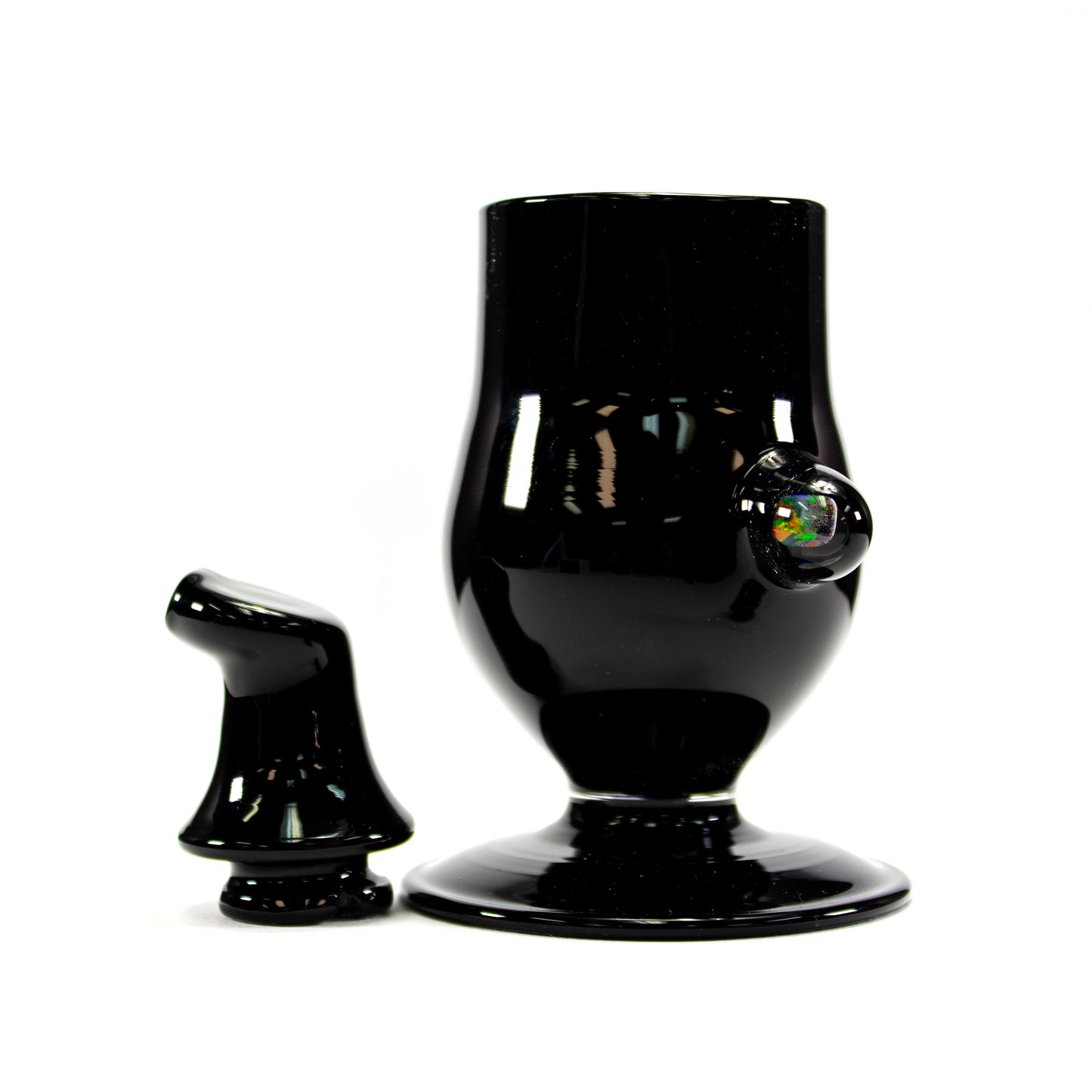 Eternal Flameworks Jet Black Proxy Core Goblet Set #ETF03 - Planet Caravan
