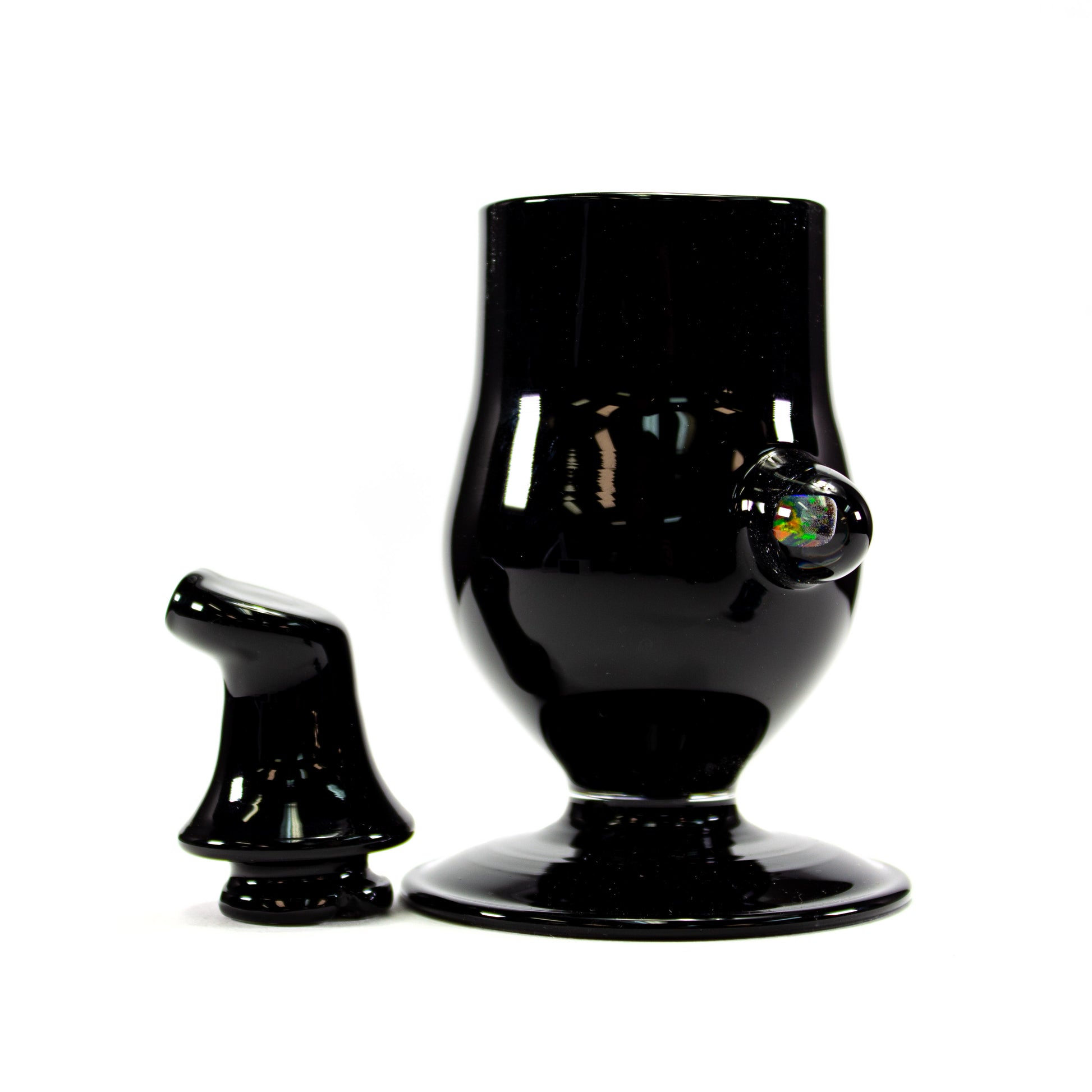 Eternal Flameworks Jet Black Proxy Core Goblet Set #ETF03 - Planet Caravan