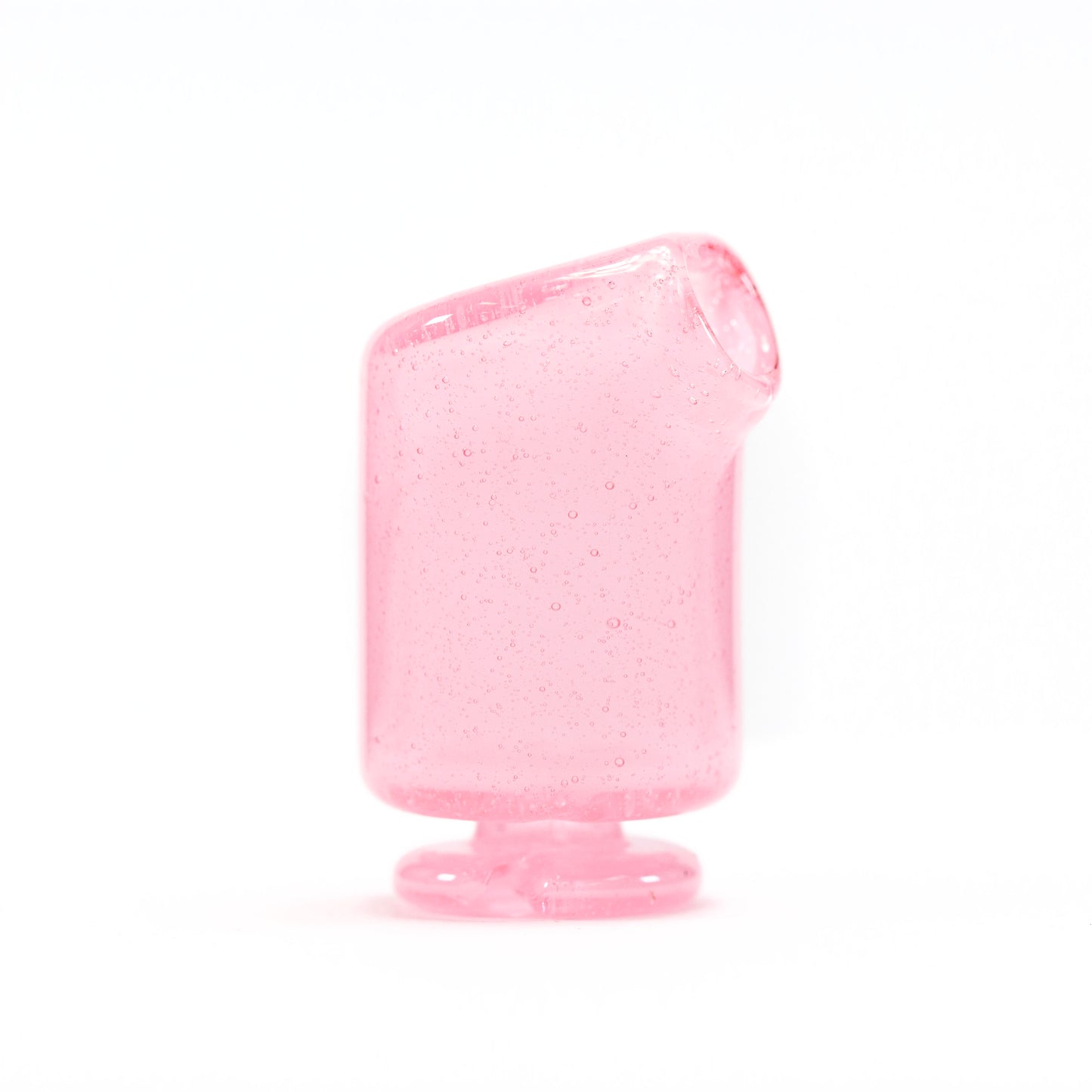 Kizmit Glass Pink Lollipop Pivot Spinner Tip & Pearls #KZM26 - Planet Caravan