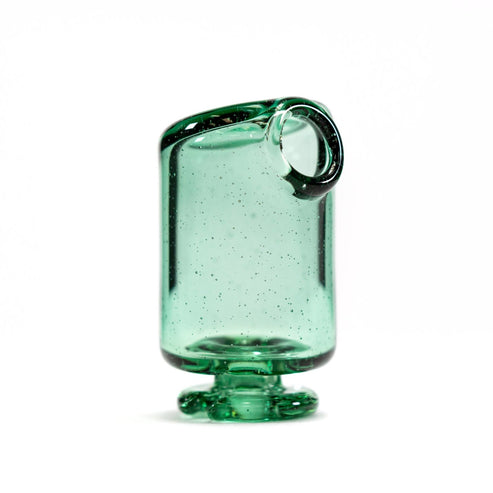 Kizmit Glass Atlantis Pivot Spinner Tip & Pearls KZM68 Heady Pivot Accessories | Planet Caravan
