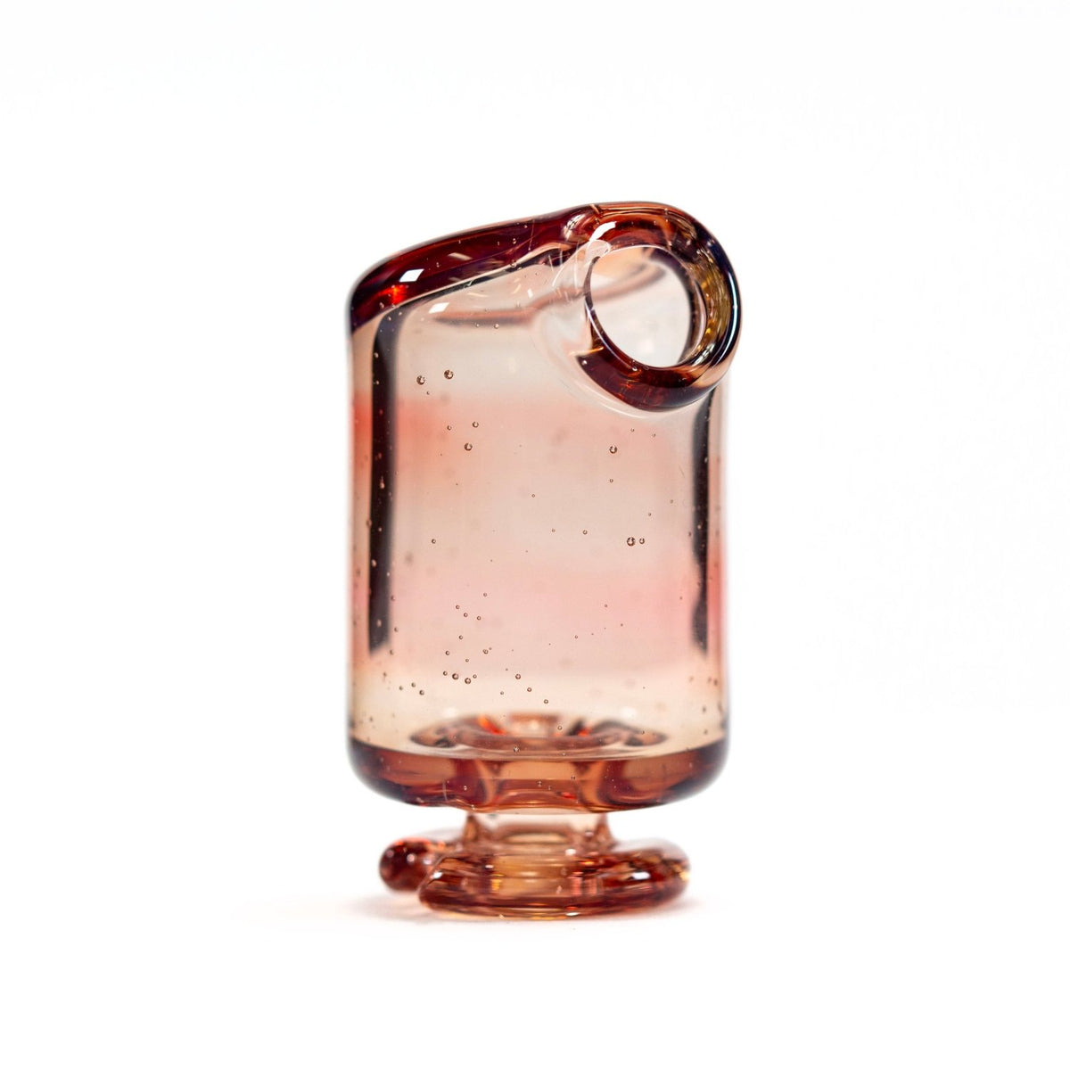 Kizmit Glass Blu-V/Phoenix Pivot Spinner Tip & Pearls KZM69 Heady Pivot Accessories | Planet Caravan