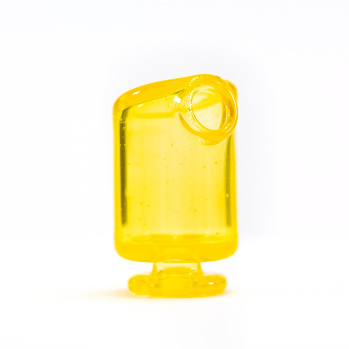 Kizmit Glass Citrus (CFL) Pivot Spinner Tip & Pearls KZM71 Heady Pivot Accessories | Planet Caravan