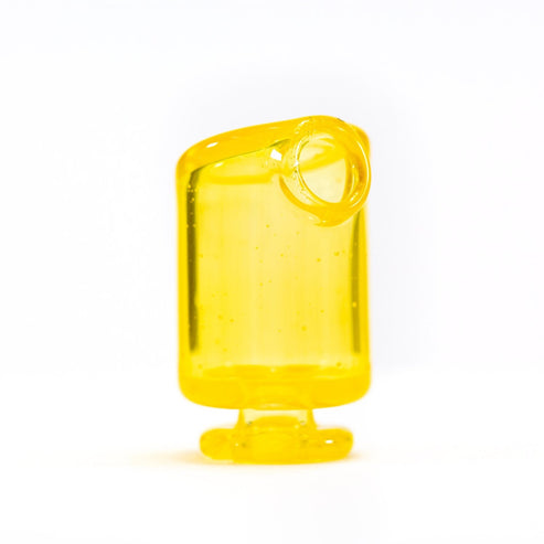 Kizmit Glass Citrus (CFL) Pivot Spinner Tip & Pearls KZM71 Heady Pivot Accessories | Planet Caravan