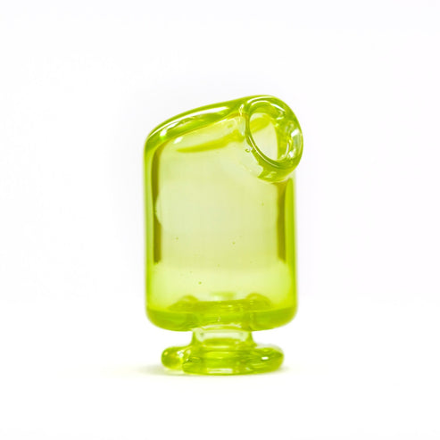 Kizmit Glass Ghosted Timber Pivot Spinner Tip & Pearls KZM72 Heady Pivot Accessories | Planet Caravan