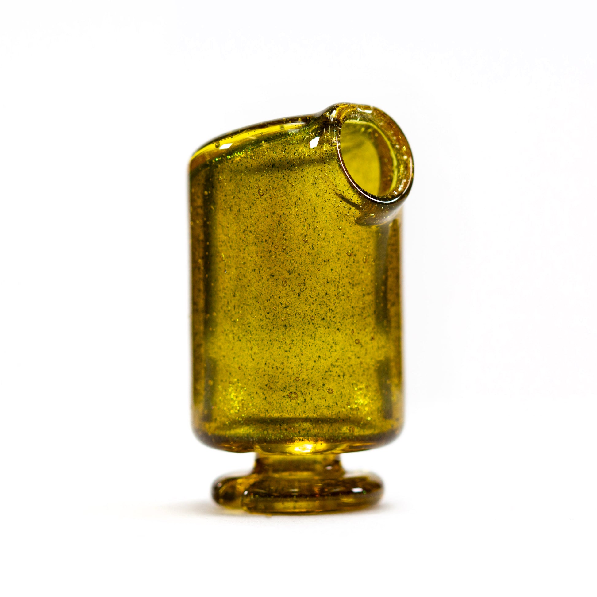 Kizmit Glass Terp Jacket (CFL) Pivot Spinner Tip & Pearls #KZM77 - Planet Caravan