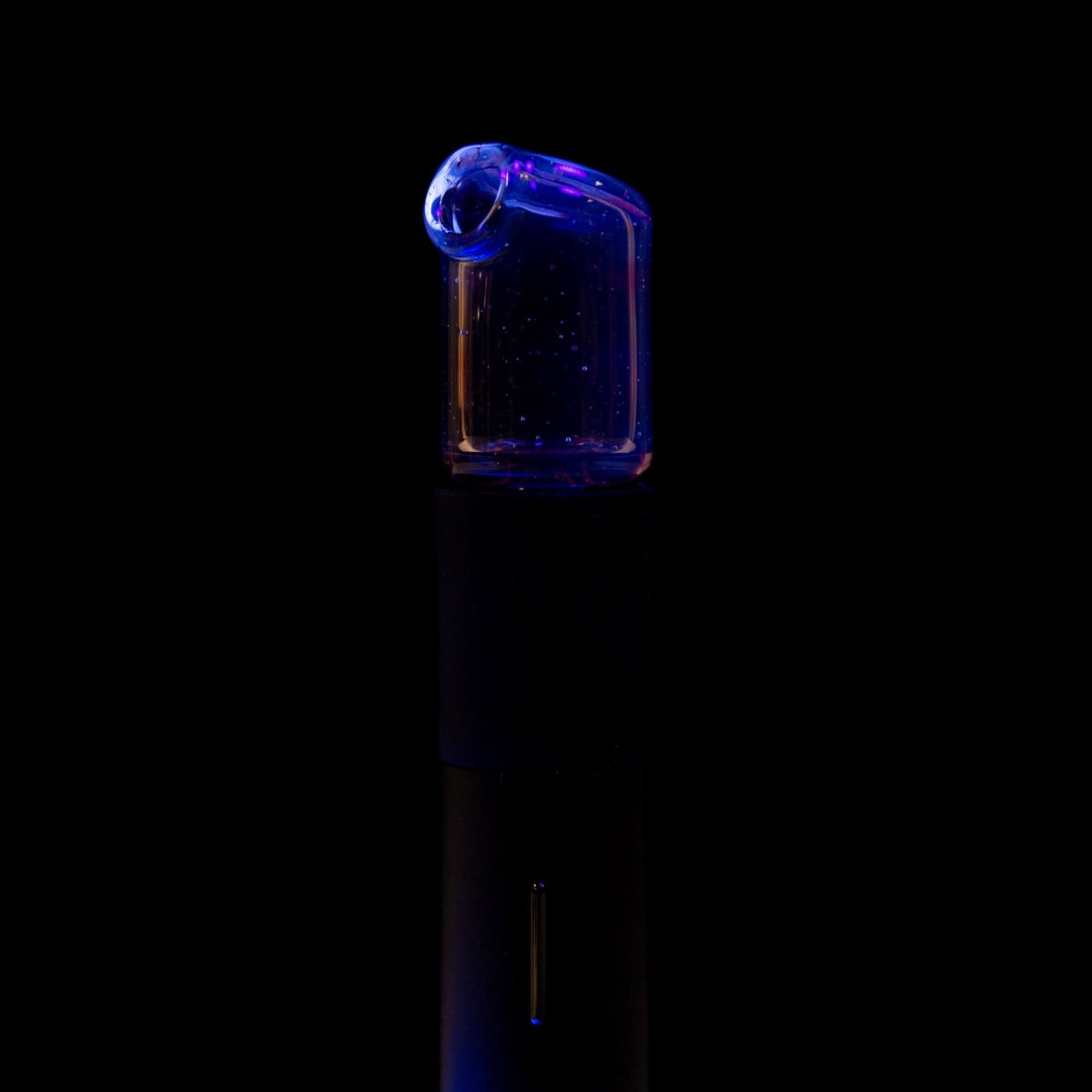 Kizmit Glass Blu-V/Phoenix Pivot Spinner Tip & Pearls KZM69 Heady Pivot Accessories | Planet Caravan