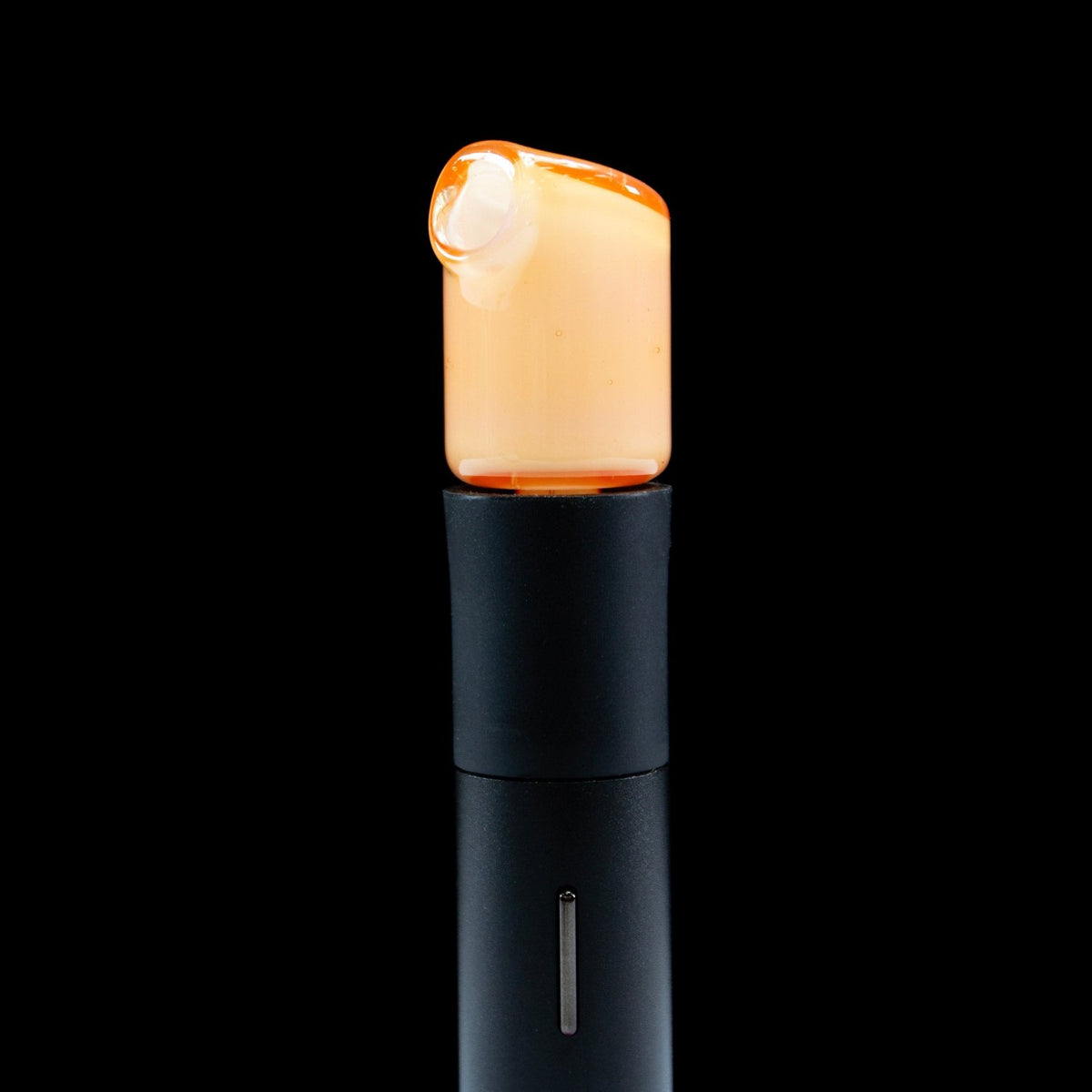 Kizmit Glass Hot Sauce/White Pivot Spinner Tip & Pearls KZM73 Heady Pivot Accessories | Planet Caravan