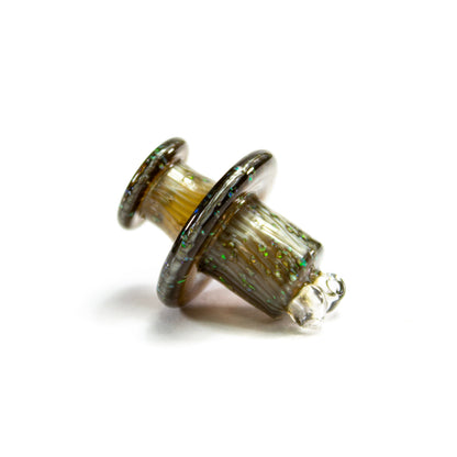Sandalz Glass Electrum Crushed Opal 3DXL Spinner Cap #SAN116 - Planet Caravan