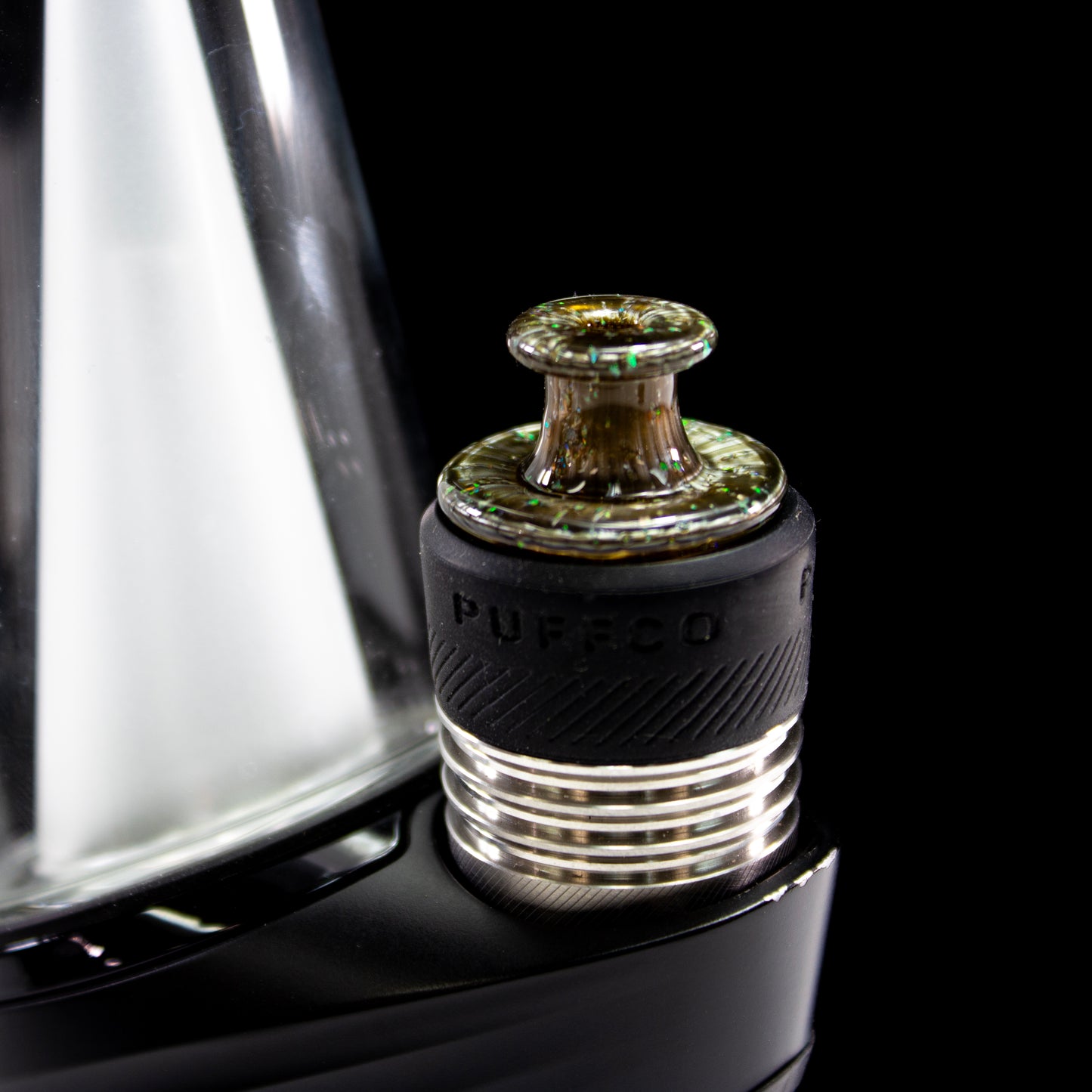 Sandalz Glass Electrum Crushed Opal 3DXL Spinner Cap #SAN116 - Planet Caravan