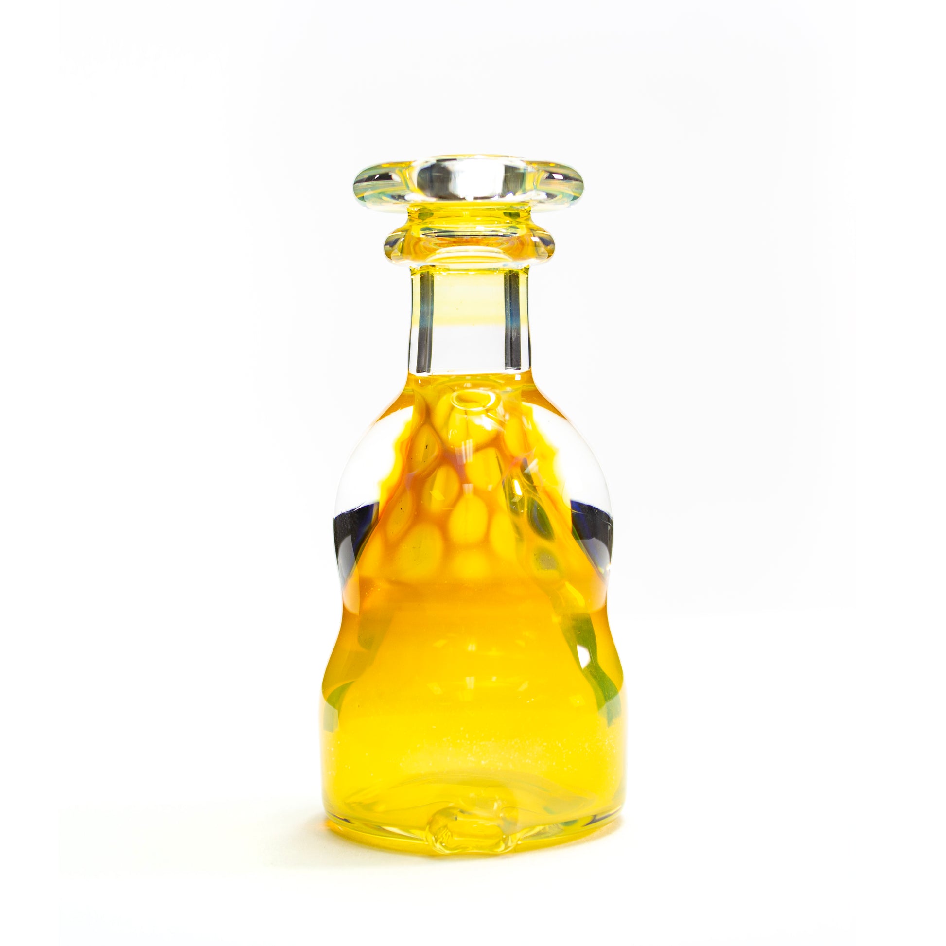 Catfish Glass Fumed Lip Honeycomb Dry Top #CAF38 - Planet Caravan