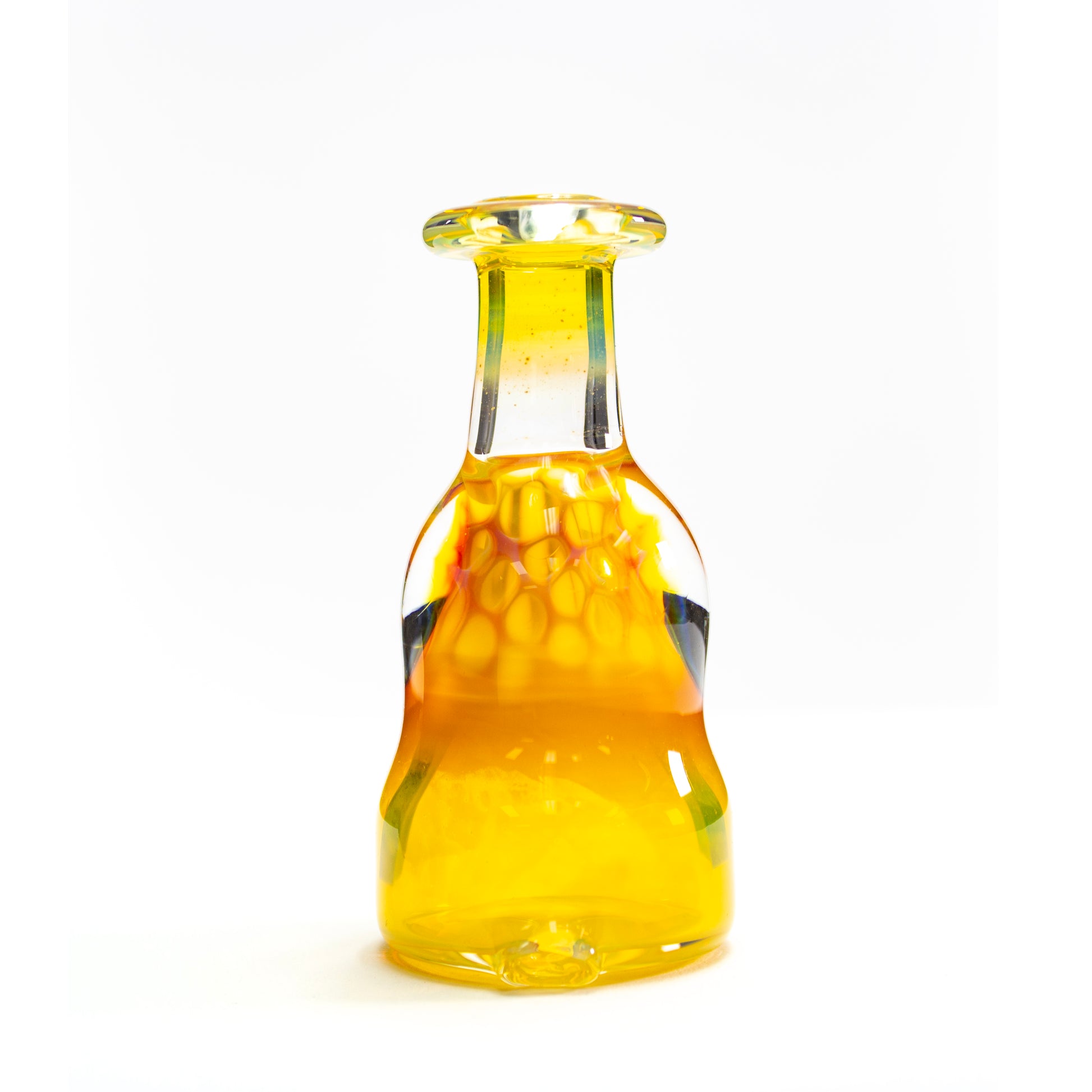 Catfish Glass Fumed Lip Honeycomb Dry Top #CAF37 - Planet Caravan