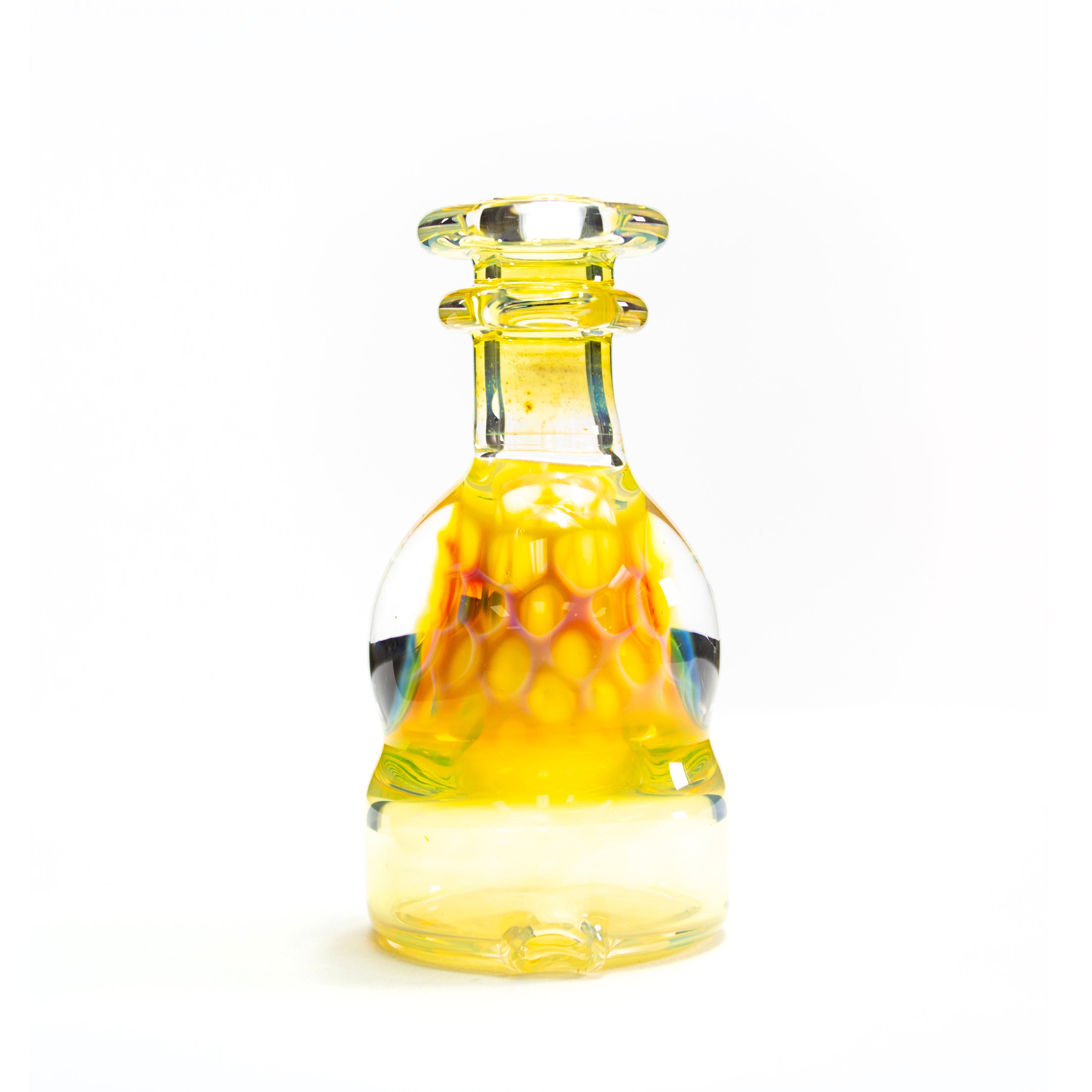 Catfish Glass Fumed Lip Honeycomb Dry Top #CAF33 - Planet Caravan
