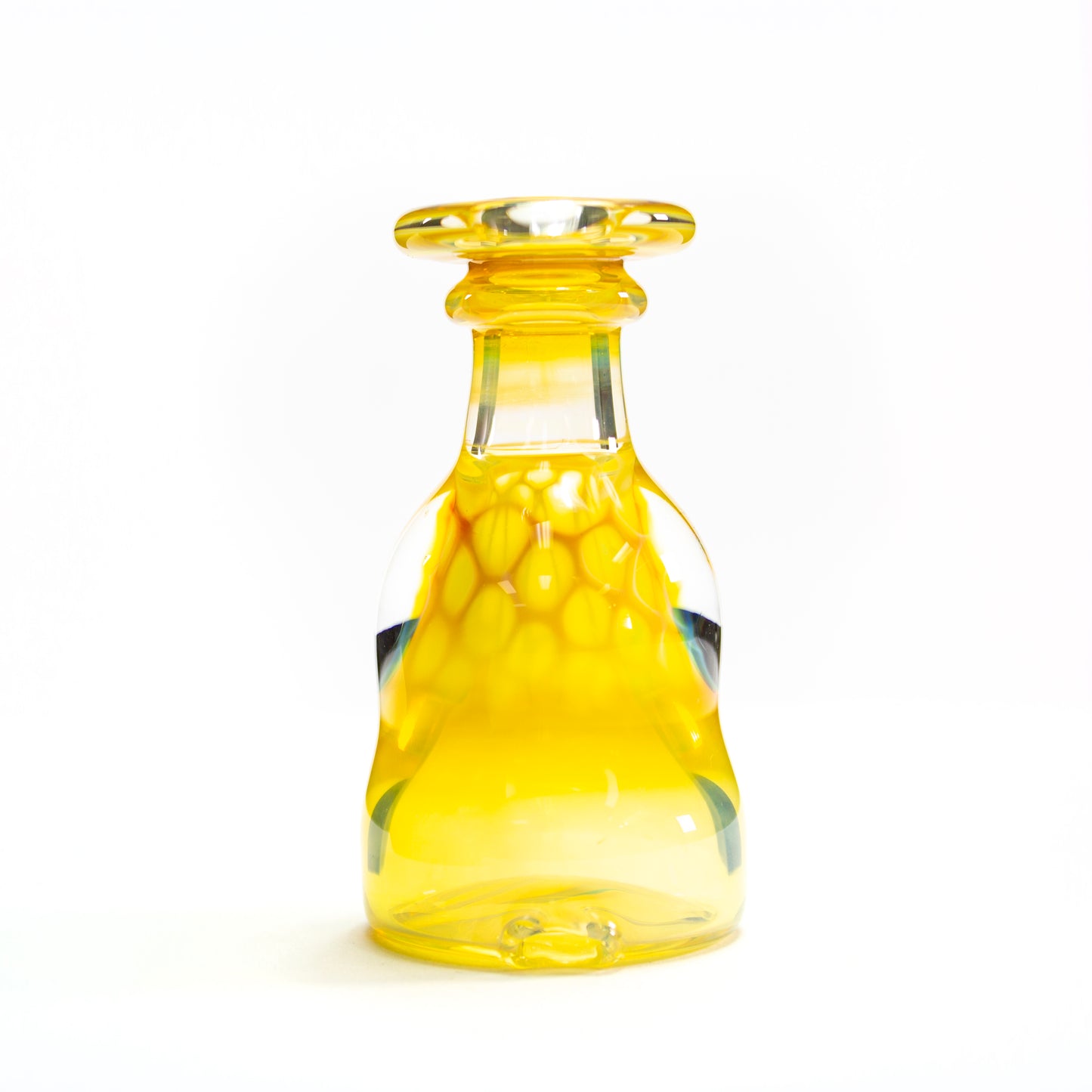 Catfish Glass Fumed Lip Honeycomb Dry Top #CAF27 - Planet Caravan
