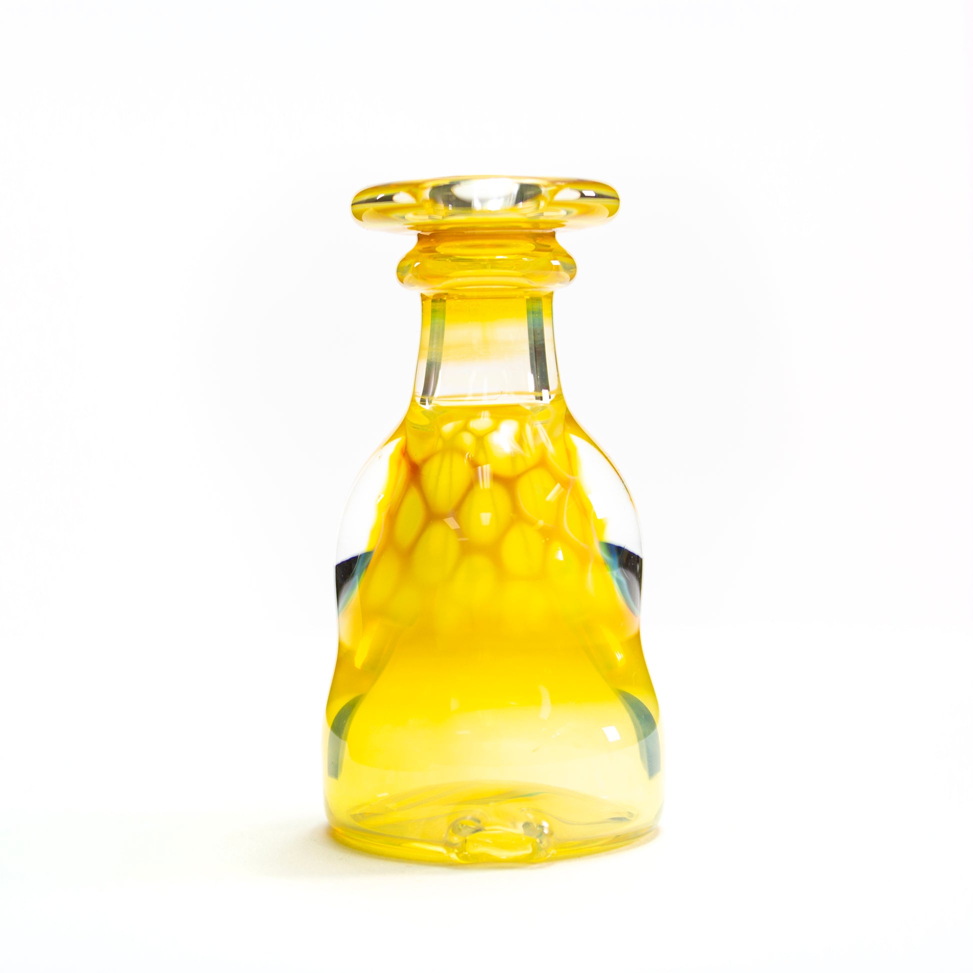 Catfish Glass Fumed Lip Honeycomb Dry Top #CAF27 - Planet Caravan