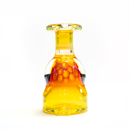 Catfish Glass Fumed Lip Honeycomb Dry Top #CAF26 - Planet Caravan
