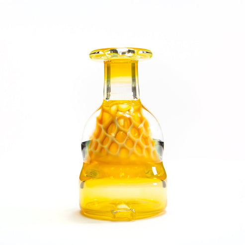 Catfish Glass Fumed Lip Honeycomb Dry Top CAF23 Vaporizer Attachments | Planet Caravan
