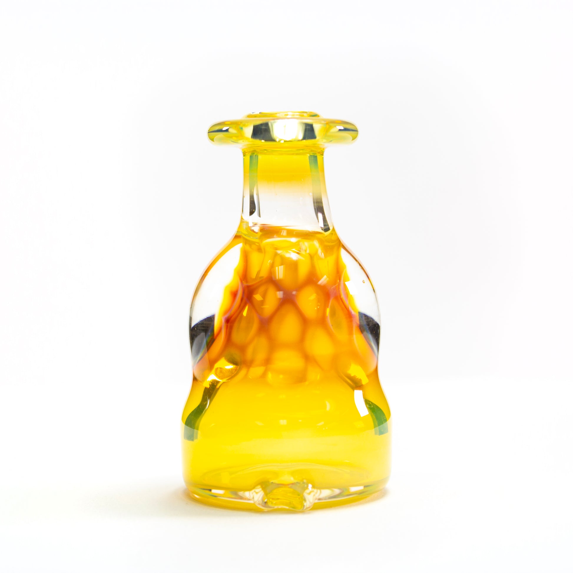 Catfish Glass Fumed Lip Honeycomb Dry Top #CAF21 - Planet Caravan
