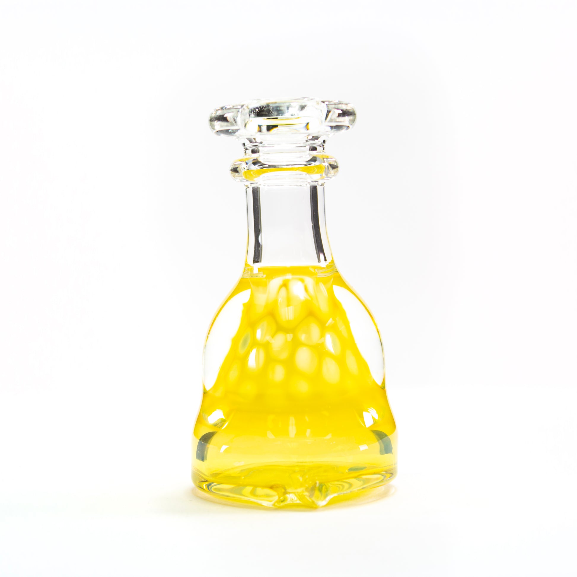 Catfish Glass Clear Lip Honeycomb Dry Top #CAF07 - Planet Caravan